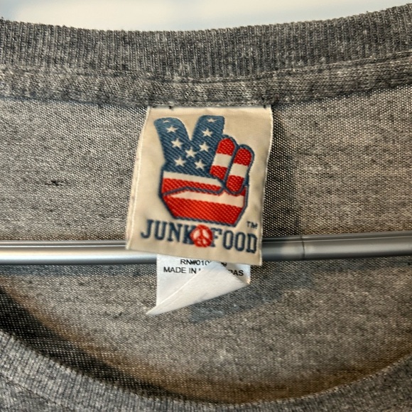 Junk Food Clothing Iron Man Graphic Tee - Gray and Yellow - Picture 2 of 5